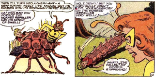 Illustration for article titled 10 insane scenes from the time Lois Lane turned into a giant insect